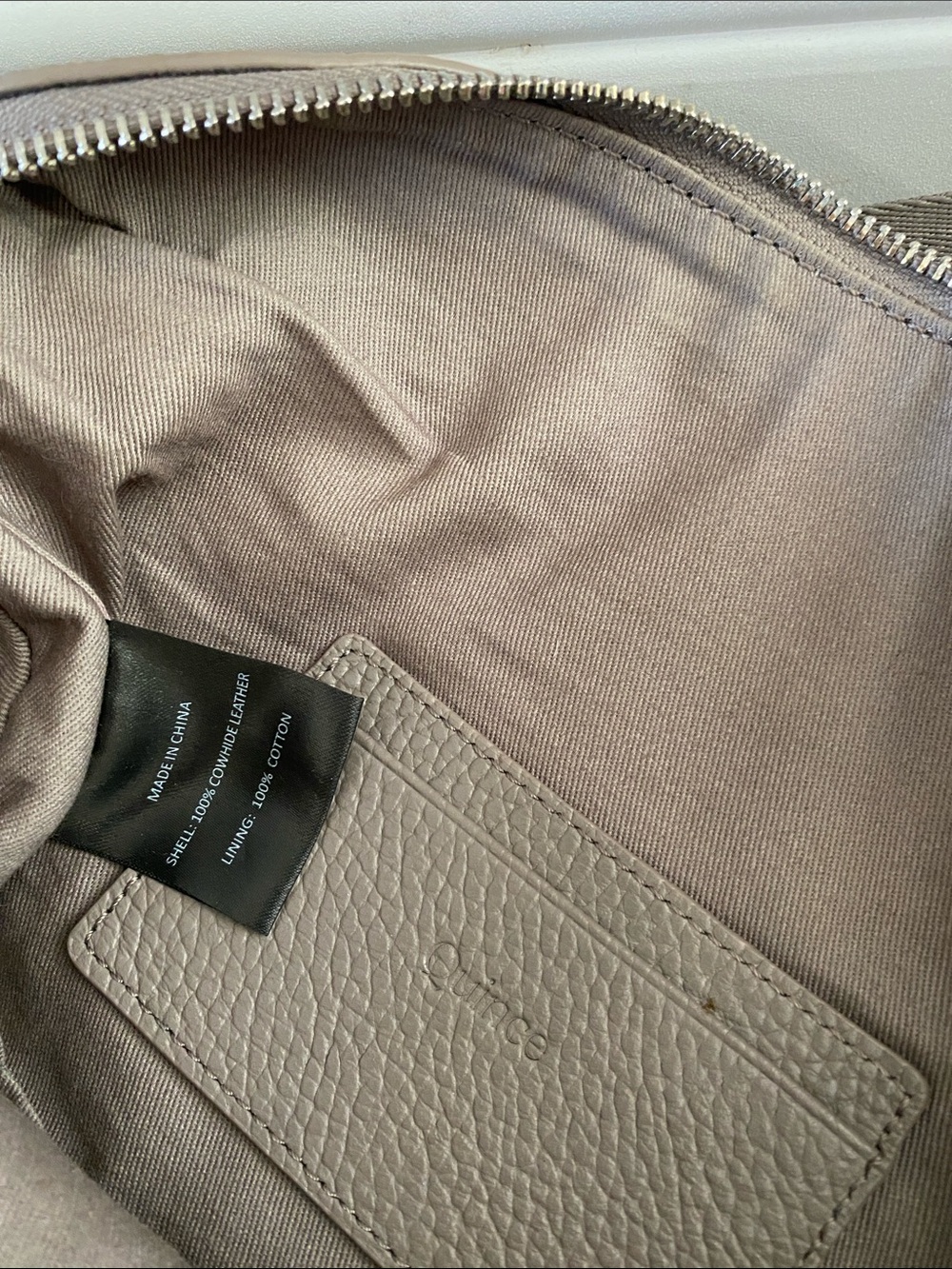 Quince Pebbled Leather Sling Bag - Picture 4 of 4